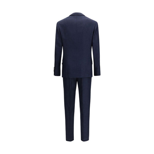 Brunello Cucinelli Blue Wool Oves Aries Two-Piece Suit
