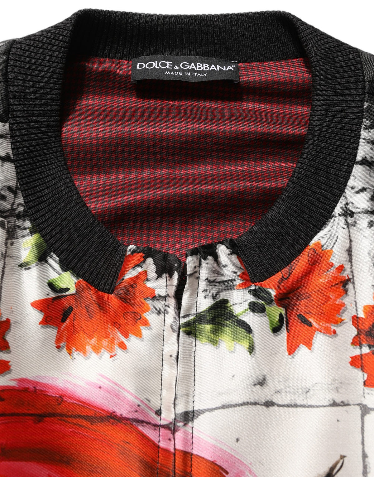 Dolce & Gabbana Bomberjacke mit Majolika-Stier-Print in Multicolor