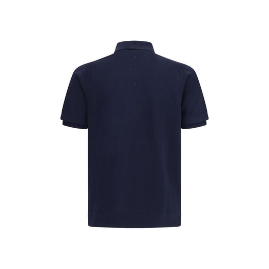 Premiata Blue Cotton Polo Shirt