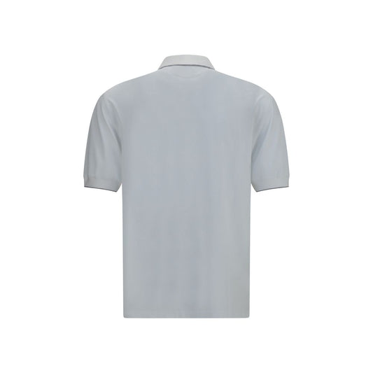 Brunello Cucinelli White Polyamide Polo Shirt
