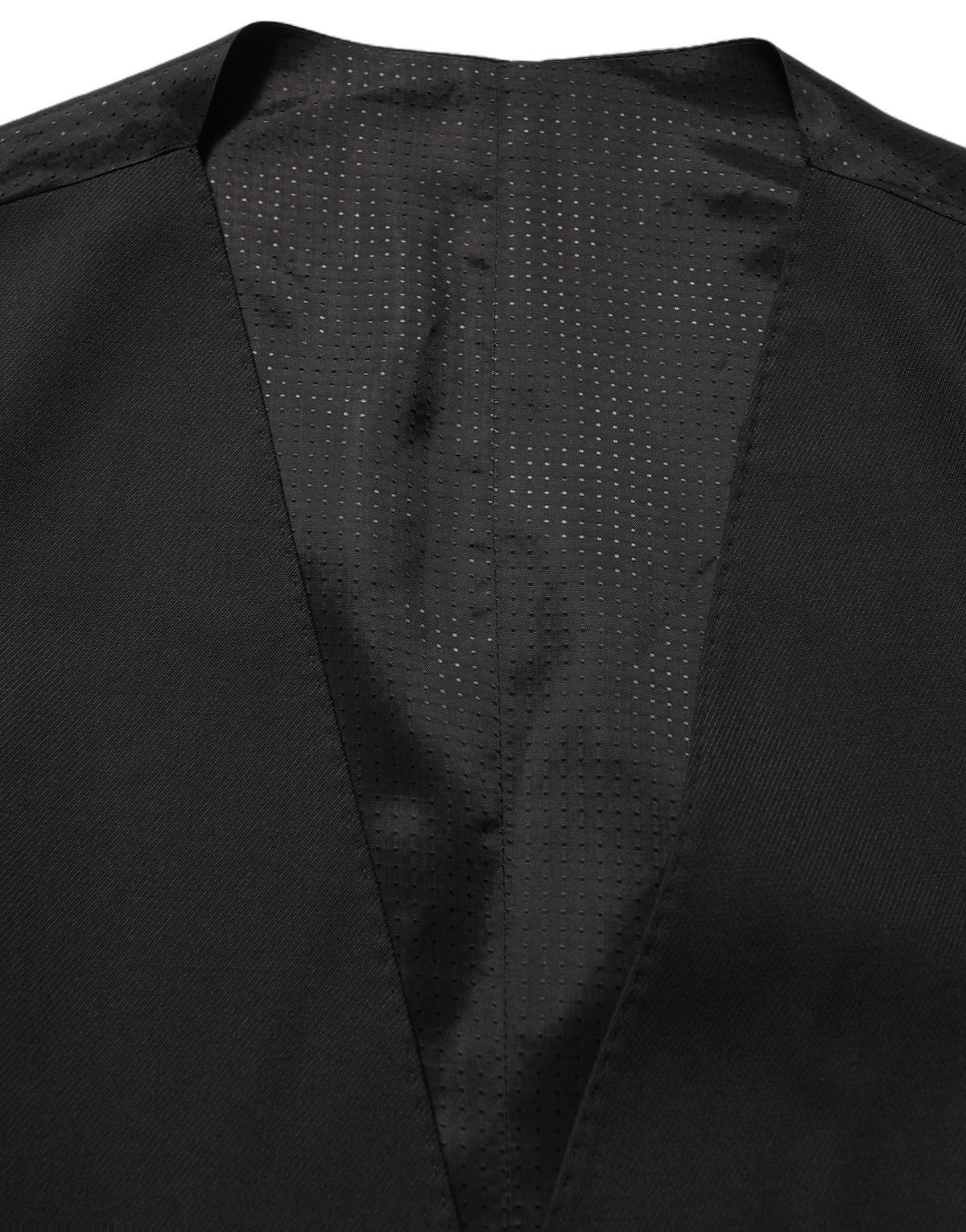 Dolce & Gabbana Schwarze einreihige Weste für Herren