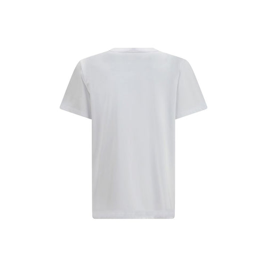 Ganni White Cotton T-Shirt