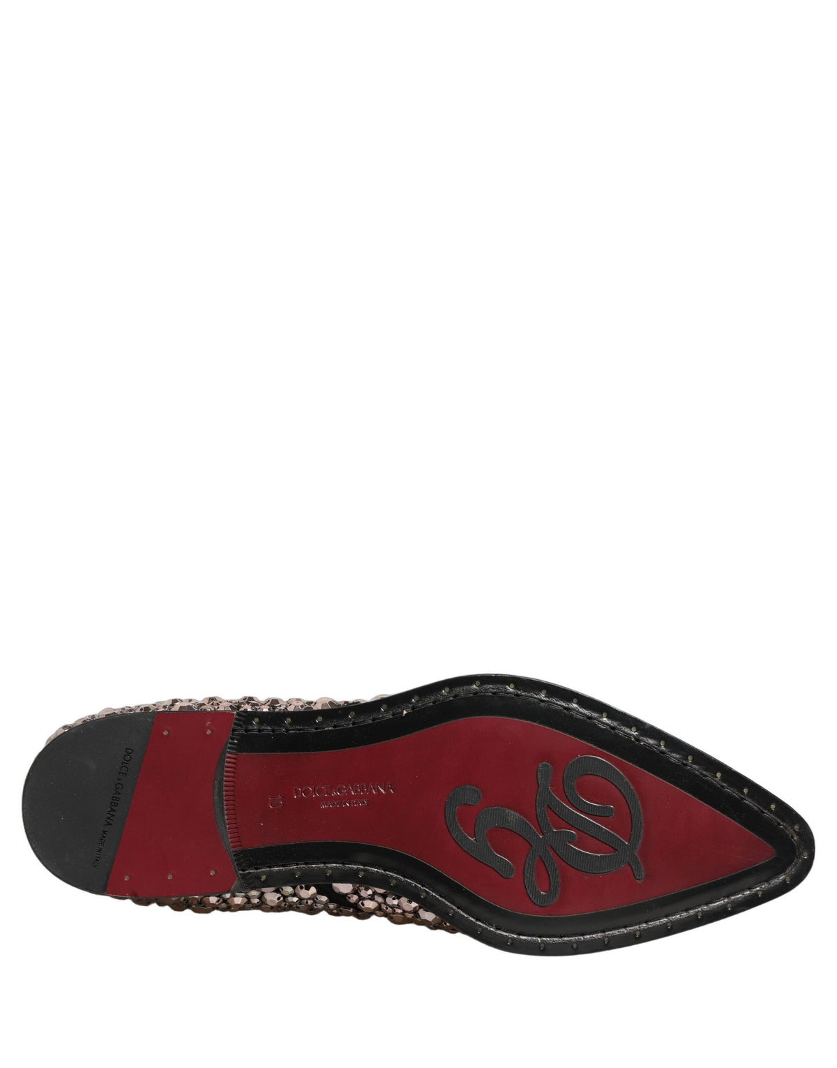 Dolce & Gabbana Chelsea Ankle Boots aus silbernem Leder mit Verzierungen