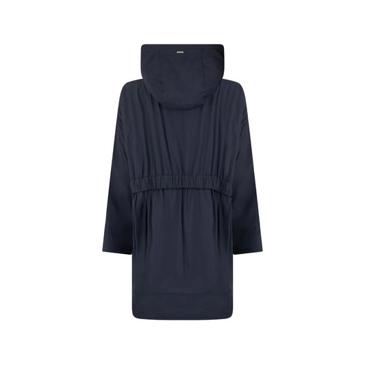 Herno Blue Elastane Coat