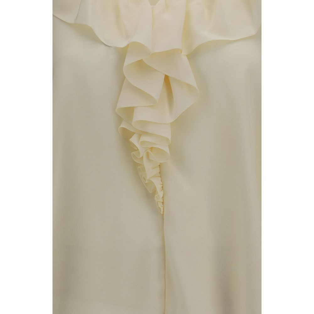 Chloé Bluse aus beiger Seide