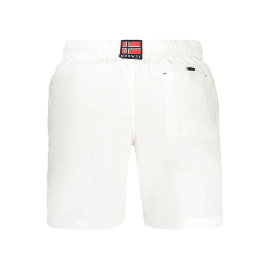 Norway 1963 Bianco Polyamide Men's Swimwear