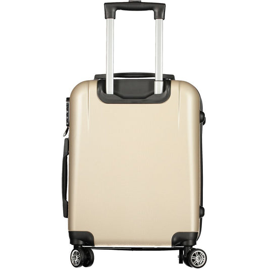 Laura Biagiotti Gold Polyurethane Women's Travel Bag