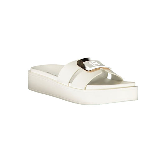 Laura Biagiotti Bianco Polyurethane Womens Sandal