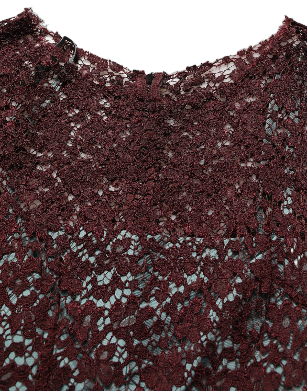 Dolce & Gabbana Midi-Kleid aus mehrfarbiger geblümter Spitze und Taft mit Falten