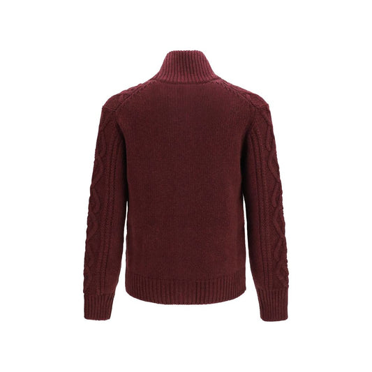 Brunello Cucinelli Bordeaux Cashmere Cardigan