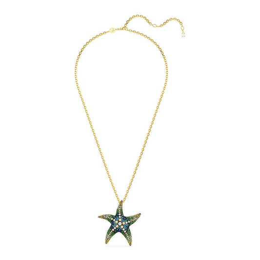 Swarovski Gold Stainless Steel Necklace