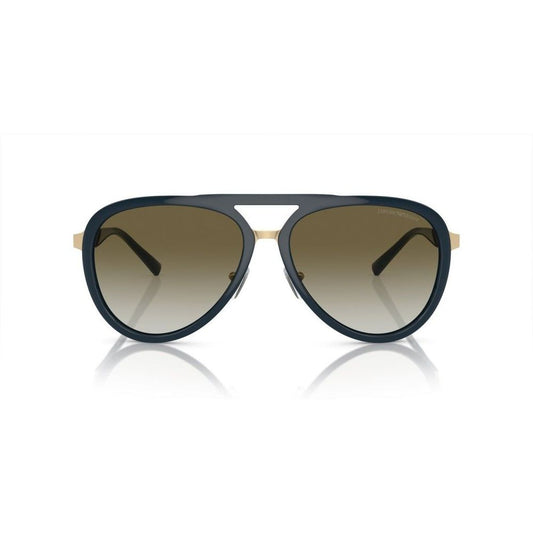 Emporio Armani Blue Metal Sunglasses