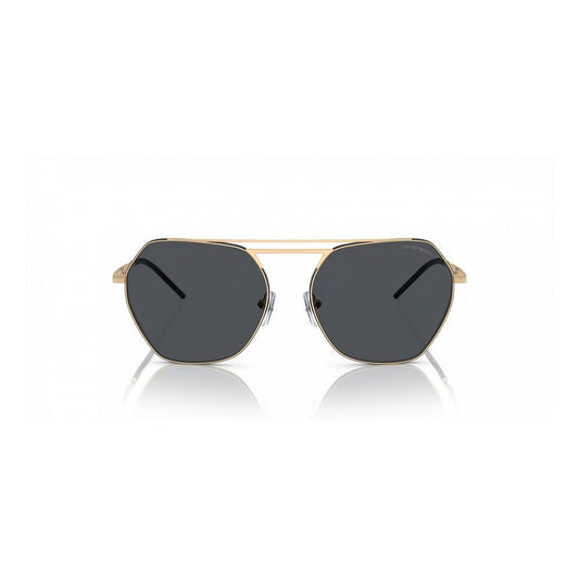 Emporio Armani Gold Metal Sunglasses