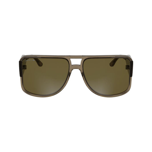 Lacoste Brown Acetate Sunglasses