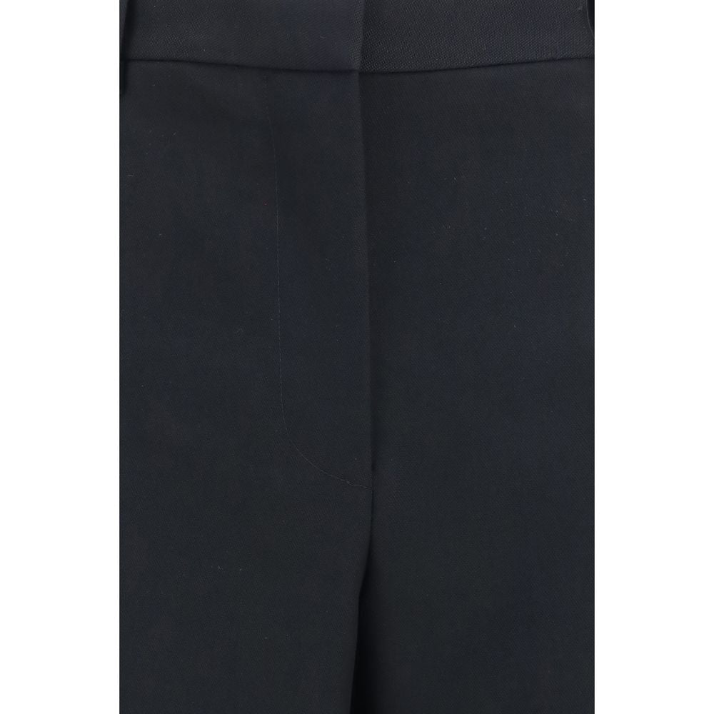 Tom Ford Black Wool Oves Aries Freizeithose
