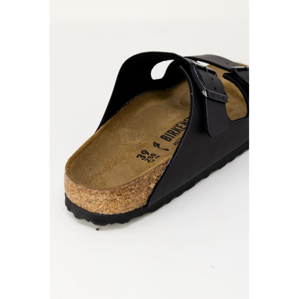 Birkenstock Schwarze Synthetik-Sandalen