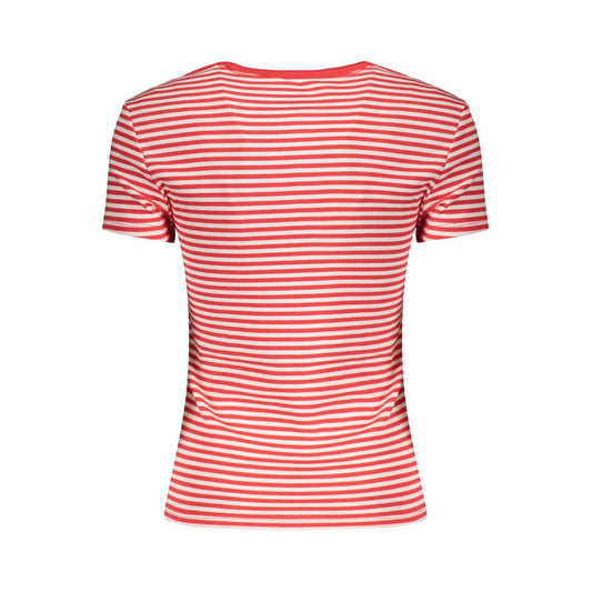 Tommy Hilfiger Red Cotton Women's T-Shirt