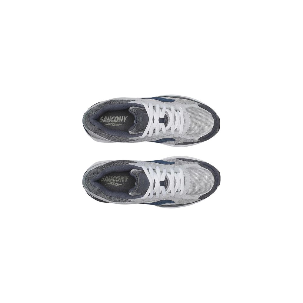 Saucony Graue Synthetik-Athletik-Sneakers