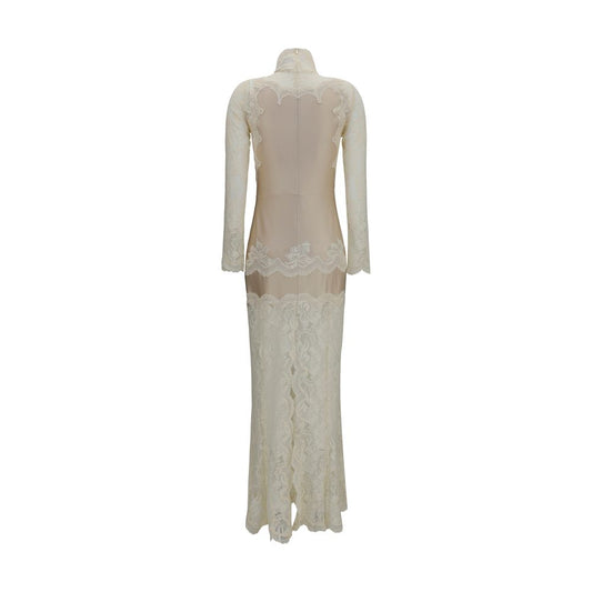 Rabanne Beige Polyamide Long Dress