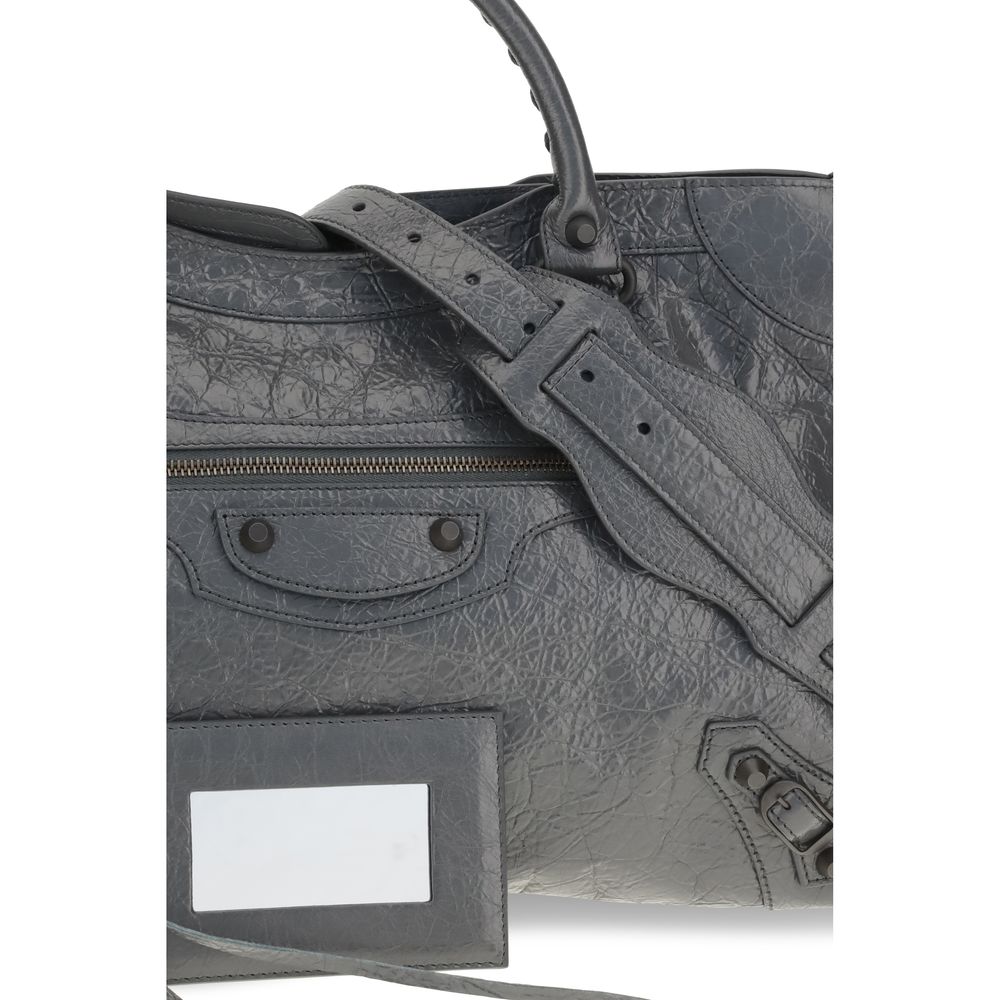 Balenciaga Handtasche Grau Lamm Ovis Aries
