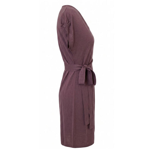 Malo Purple Silk Women Dress