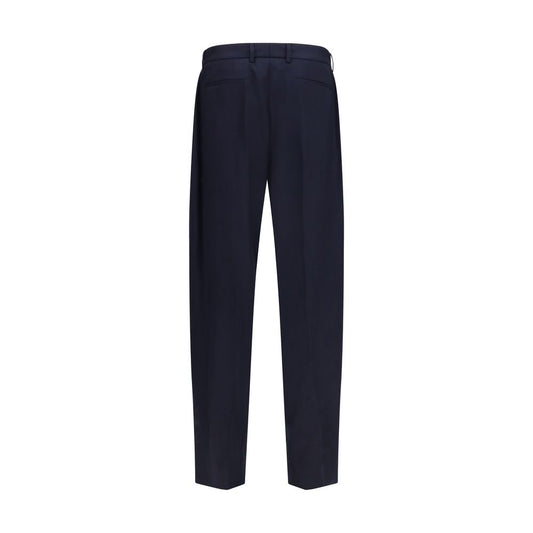Dolce & Gabbana Blue Wool Oves Aries Dress Pants