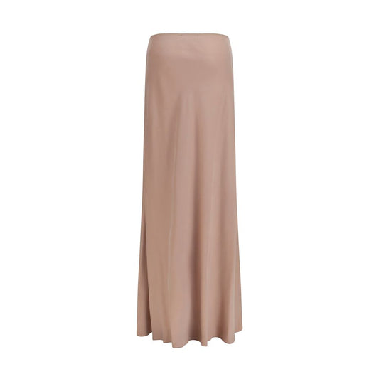 Fabiana Filippi Beige Lyocell Long Skirt