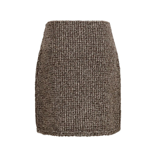 Fabiana Filippi Brown Polyamide Mini Skirt