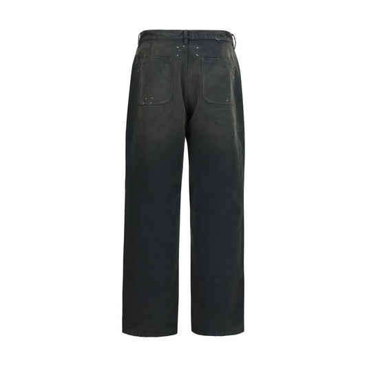 Maison Margiela Gray Cotton Casual Pants