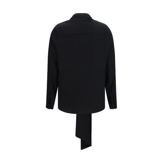 Burberry Black Silk Blouse