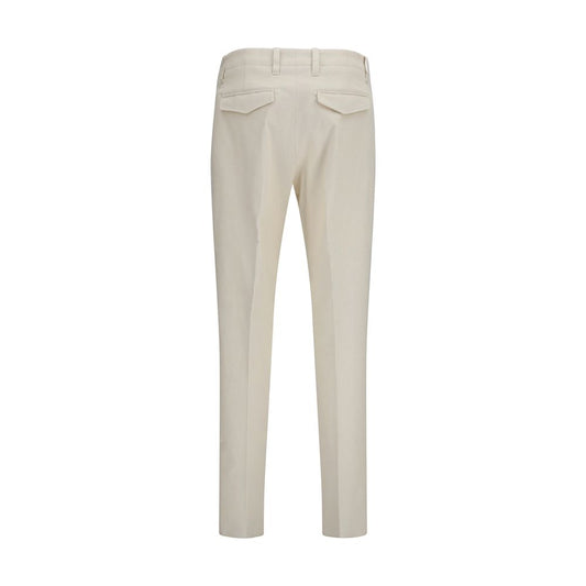 Lardini Beige Viscose Casual Pants