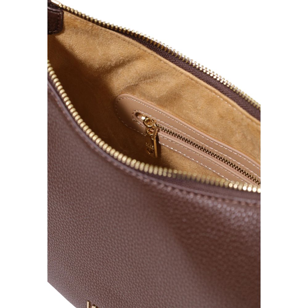 Love Moschino Handtasche aus braunem Polyethylen