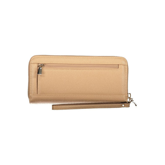 Guess Jeans Beige Polyurethane Women's Wallet
