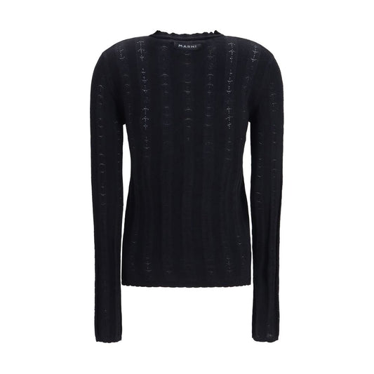 Marni Black Wool Oves Aries Cardigan