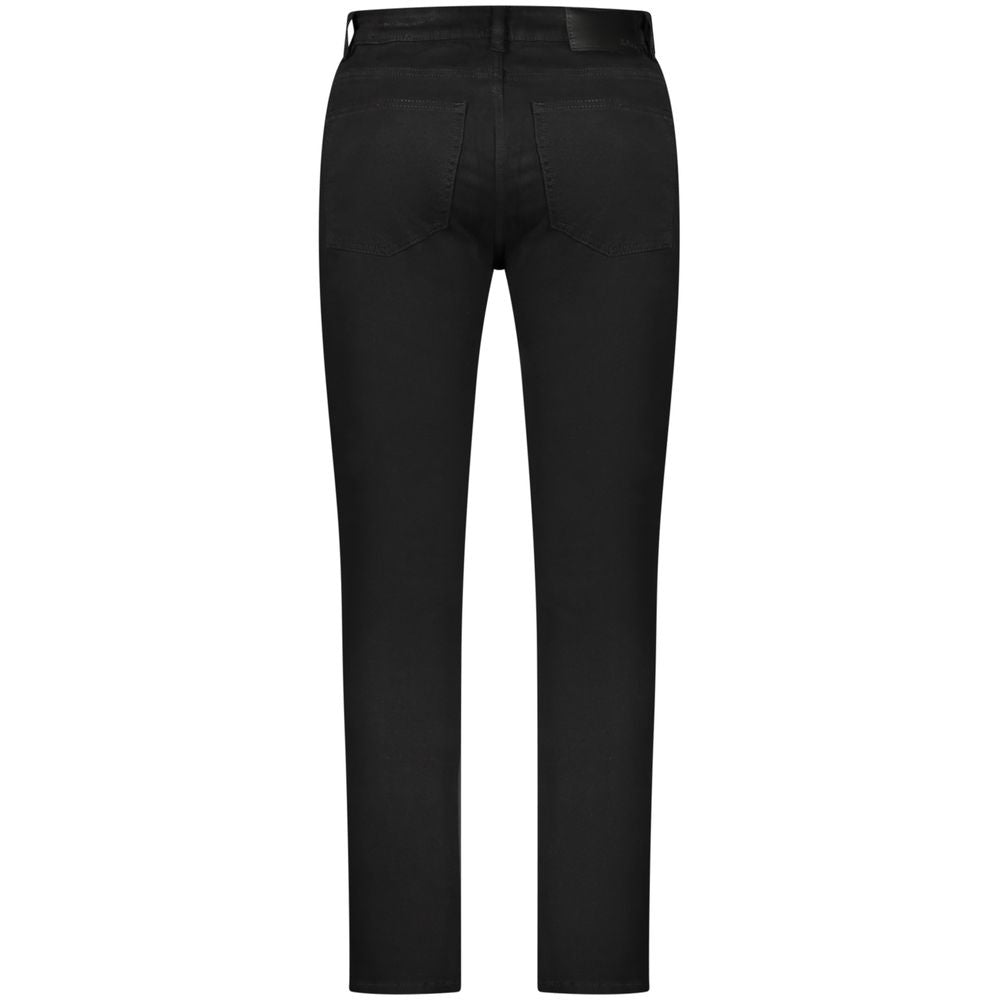 Hugo Boss Black Cotton Men Jeans