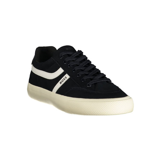 Hugo Boss Blue Polyurethane Men's Sneaker