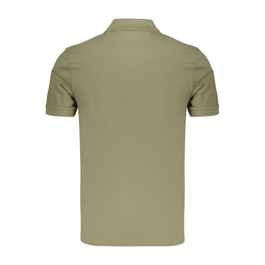 Hugo Boss Green Cotton Men's Polo Shirt