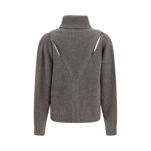 P.A.R.O.S.H. Beige Wool Oves Aries Sweatshirt
