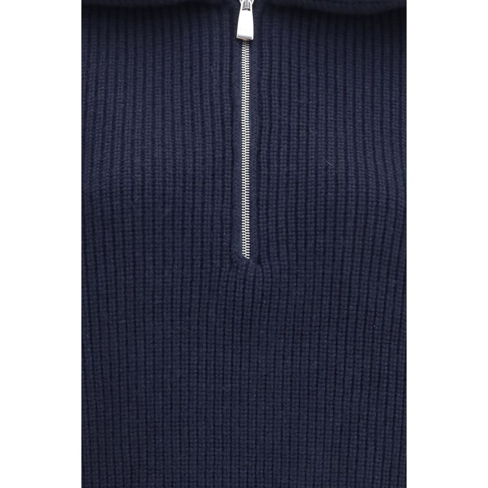 Malo Pullover aus blauem Kaschmir