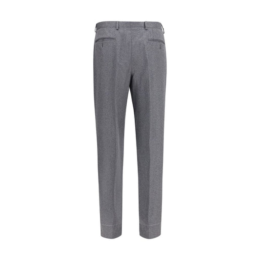 Brioni Gray Wool Oves Aries Casual Pants