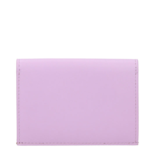 Jil Sander Pink Leather Cardholder