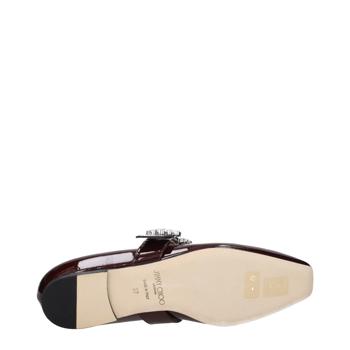 Jimmy Choo Ballettschuhe aus rotem Leder