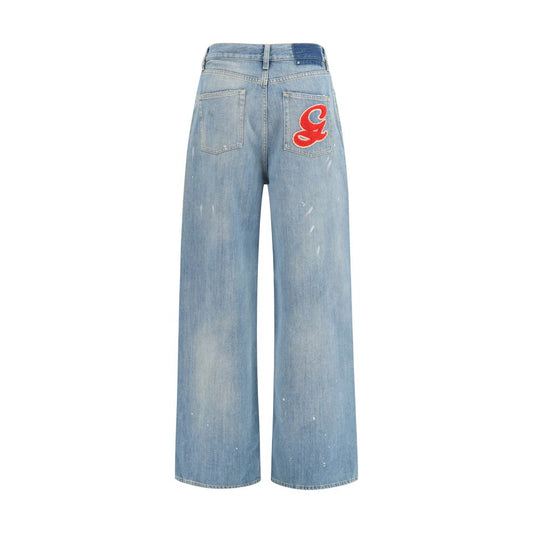 Golden Goose Blue Cotton Boyfriend Jeans