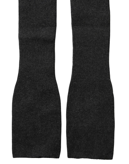 Dolce & Gabbana Gray Cotton Tights Stocking Pantyhose Socks