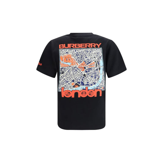 Burberry Black Cotton T-Shirt