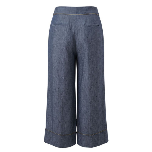 Trussardi Blue Viscose Women Pants
