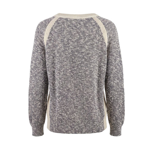 Trussardi Jeans Grey Cotton Women's Sweater