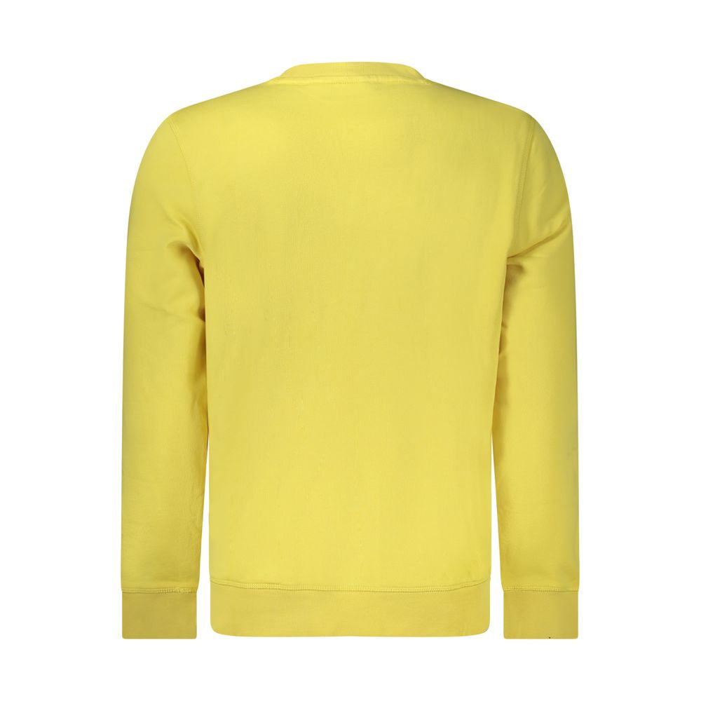 Hugo Boss Yellow Cotton Men's Sweatshirt
