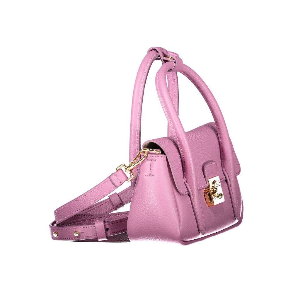Coccinelle Purple Leather Handbag