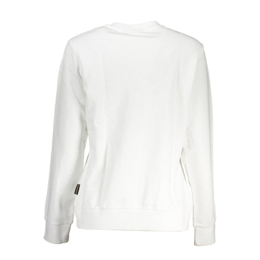 Napapijri White Cotton Sweatshirt